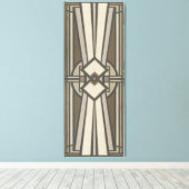 Neutraal deco-paneel I Canvas Afdruk (Insitu (Houten vloer))