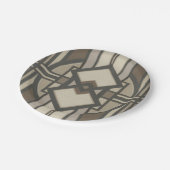 Neutraal deco-paneel I Papieren Bordje (Gekanteld)