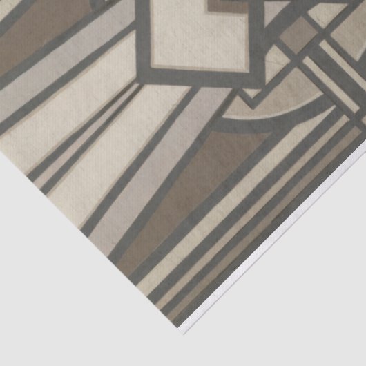 Neutraal deco-paneel I Tissuepapier (Detail)