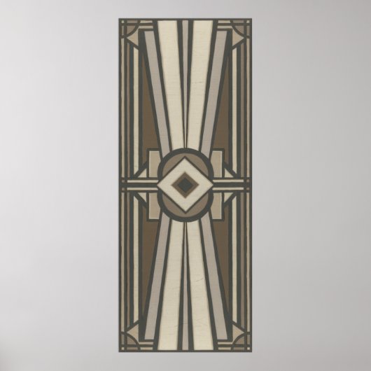 Neutraal deco-panel II Poster (Voorkant)