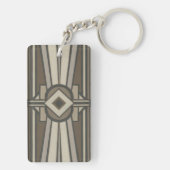 Neutraal deco-panel II Sleutelhanger (achterkant)