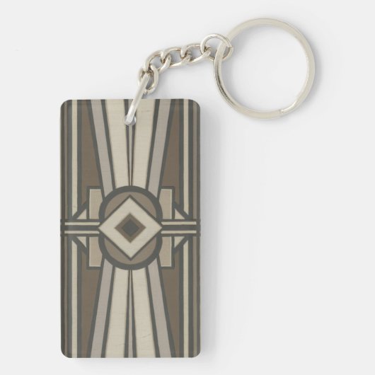 Neutraal deco-panel II Sleutelhanger (achterkant)