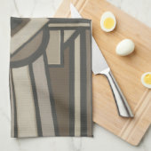 Neutraal deco-panel II Theedoek (Quarter Fold)