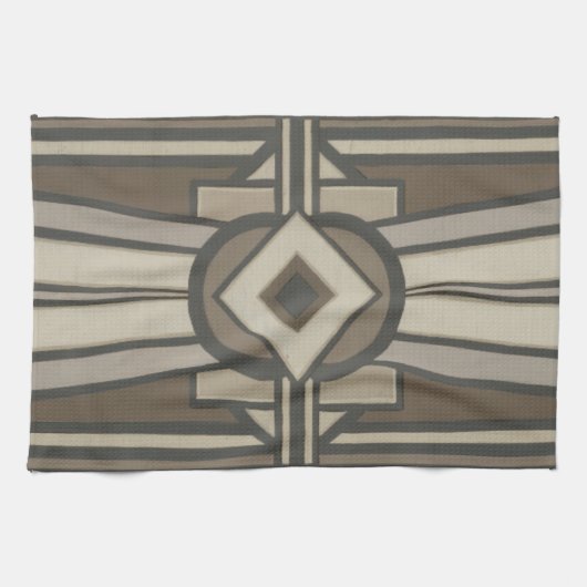 Neutraal deco-panel II Theedoek (Horizontaal)