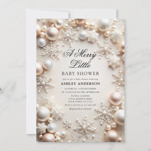 Neutraal een leuk babyfeestje kaart (Voorkant)