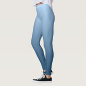 Neutraal en gewoon gradiëntblauw leggings (Links)
