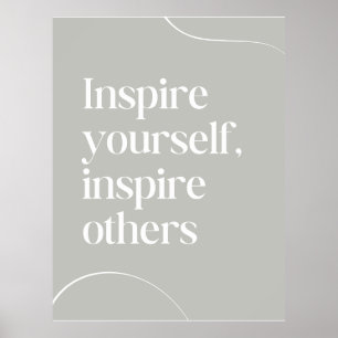 Neutraal esthetisch Motivatie Poster