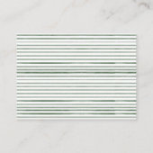 Neutraal Eucalyptus Elephant Raffle Informatiekaartje (Achterkant)