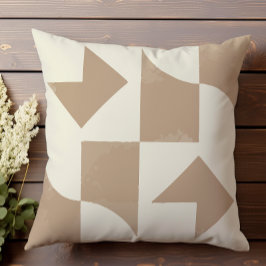 Neutraal halftoon kussen