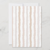 Neutraal Italiaans eten bruiloft ontwerp Save The Date (Achterkant)