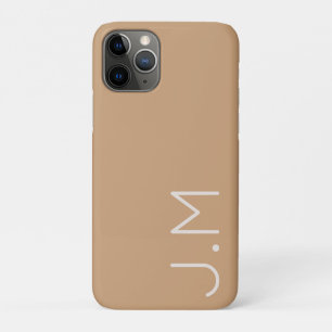 Neutraal Minimaal Gepersonaliseerd Initieel Monogr iPhone 11 Pro Hoesje