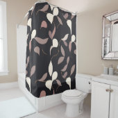 Neutraal minimalistisch douchegordijn - schoon, ee (In situ)