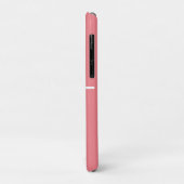 Neutraal Minimalistisch modern oranje monogram Case-Mate iPhone Case (Achterkant/links)