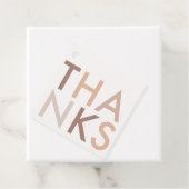 Neutraal modern Genderneutraal Bedankt Bedankjes Labels (In situ)