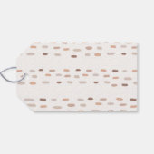 Neutraal modern Genderneutraal Hartelijk dank Cadeaulabel (Achterkant Horizontaal)