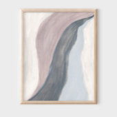 Neutraal modern minimalistisch abstract kunst Post Poster