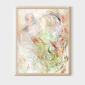 Neutraal modern minimalistisch abstract kunst Post Poster