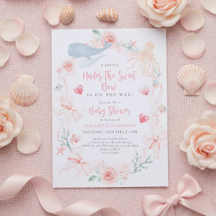 Neutraal onder de zee boog lieve schat babyshower kaart