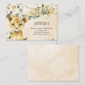 neutraal parelleeuwenluidspreker, diaplaseromhulli informatiekaartje (Voorkant / Achterkant)