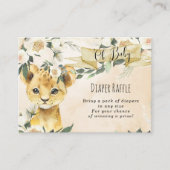 neutraal parelleeuwenluidspreker, diaplaseromhulli informatiekaartje (Voorkant)