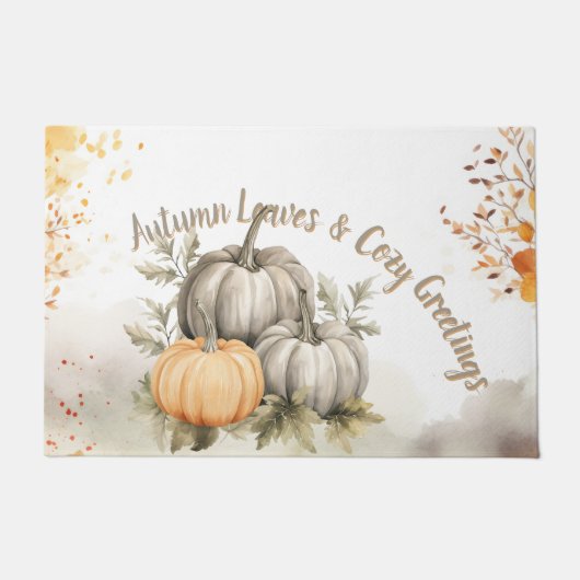 Neutraal Warm Beige Bruin Custom Deurmat (Voorkant)