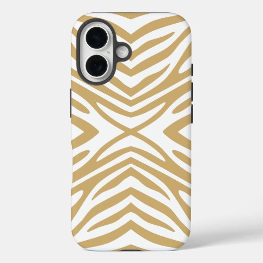 Neutraal Zebra Case-Mate iPhone Case (Achterkant)