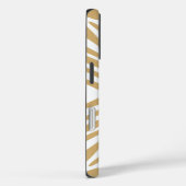 Neutraal Zebra Case-Mate iPhone Case (Achterkant / Rechts)