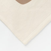 Neutral Abstract Shapes | Minimal Modern Fine Art  Fleece Deken (Hoek)