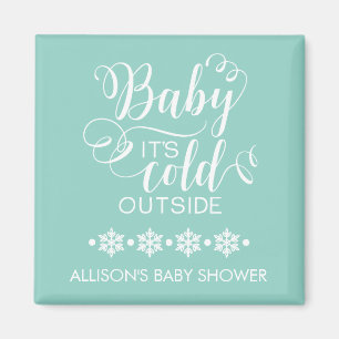 Neutral Baby Het is koud buiten Douche Favor Magne Magneet
