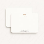 Neutral Bassinet Nursery Note Card Kaart