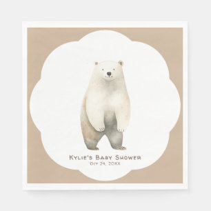 Neutral Bearly Wait Teddy Bear-Baby shower Servet