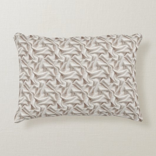 Neutral Beige, Cream & Ivory Accent Cushion Kussen (Voorkant)