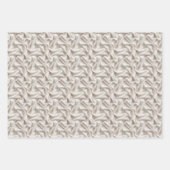 Neutral Beige, Cream & Ivory Wrapping Paper Sheets (Voorkant 3)