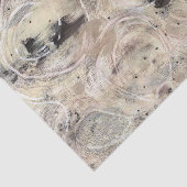 Neutral Beige Gray Abstract Decoupage Tissue Paper Tissuepapier (Detail)