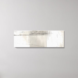 Neutral Beige Gray Modern Minimalist Abstract Canvas Afdruk
