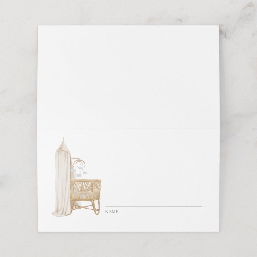 Neutral Boho Baby Brunch (Buitenkant ongevouwen)