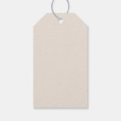 Neutral Boho Baby Brunch Cadeaulabel (Achterkant)