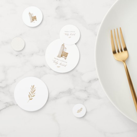 Neutral Boho Baby Brunch Confetti (Groep)
