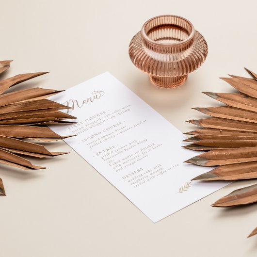 Neutral Boho Baby Brunch Menu