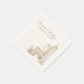 Neutral Boho Nursery Baby shower Servet (Hoek)