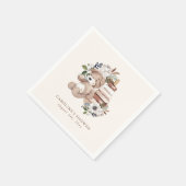 Neutral Boho Nursery Baby shower Servet (Hoek)