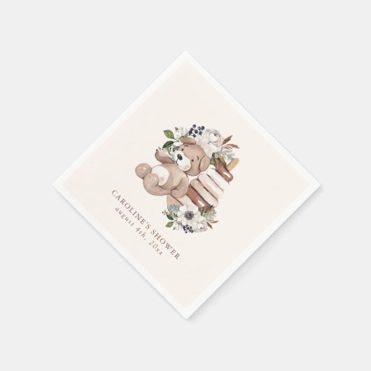 Neutral Boho Nursery Baby shower Servet (Hoek)