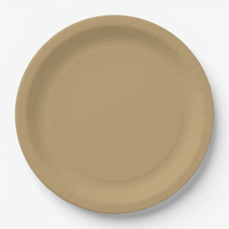 Neutral Brown Paper Plate Papieren Bordje