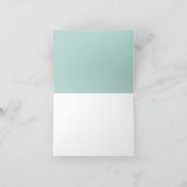 Neutral Bunny Baby shower Dank je wel Bedankkaart (Binnen)