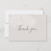 Neutral Cloud 9 Baby shower bedankpas Bedankkaart (Voorkant)