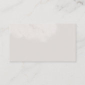 Neutral Cloud Baby shower Luier Raffle Kaart (Achterkant)