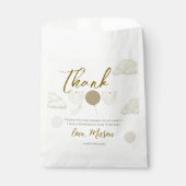 Neutral Cloud Boho Mr Onederful Thank You Party Bedankzakje (Voorkant)