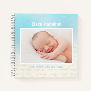 Neutral Cute Baby Keepsaké 1ère année Journal de m