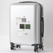 Neutral & Earth Tone Color Swatch Sticker Set (Koffer)