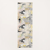 Neutral Elegant Abstract Collage Design Yogamat (Voorkant)